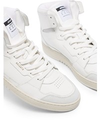 Мужские белые высокие кеды от Axel Arigato