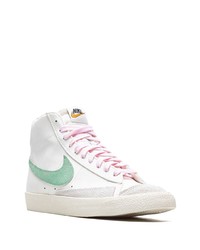 Мужские белые высокие кеды от Nike