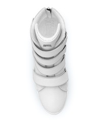 Мужские белые высокие кеды от Swear