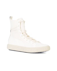Мужские белые высокие кеды от Puma