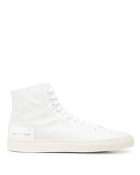 Мужские белые высокие кеды от Common Projects