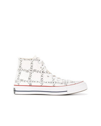 Мужские белые высокие кеды от Converse X JW Anderson