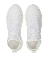 Мужские белые высокие кеды от Giuseppe Zanotti