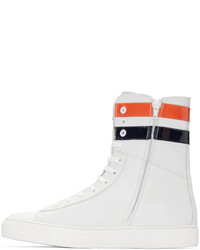 Мужские белые высокие кеды от Raf Simons