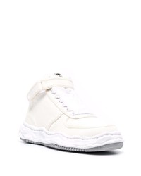 Мужские белые высокие кеды от Maison Mihara Yasuhiro