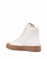 Мужские белые высокие кеды от Camper