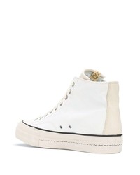 Мужские белые высокие кеды от VISVIM