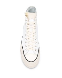 Мужские белые высокие кеды от VISVIM