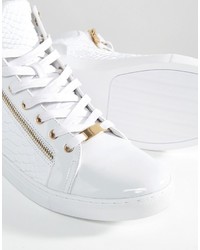 Мужские белые высокие кеды от Asos