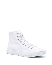 Мужские белые высокие кеды от Acne Studios