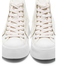 Мужские белые высокие кеды от JW Anderson