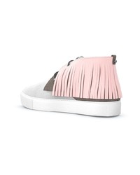 Мужские белые высокие кеды от Swear