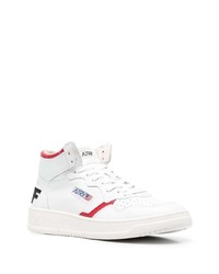 Мужские белые высокие кеды от AUTRY