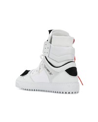 Мужские белые высокие кеды от Off-White