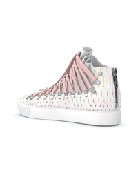 Женские белые высокие кеды от Swear