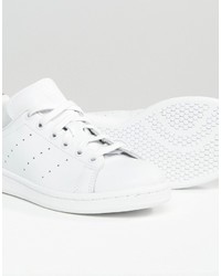 Женские белые высокие кеды от adidas