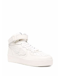 Мужские белые высокие кеды от Enterprise Japan