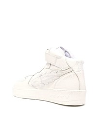 Мужские белые высокие кеды от Enterprise Japan