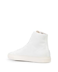 Мужские белые высокие кеды от Common Projects