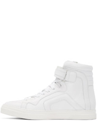 Мужские белые высокие кеды от Pierre Hardy
