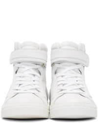 Мужские белые высокие кеды от Pierre Hardy