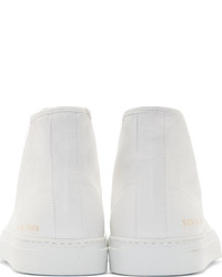 Мужские белые высокие кеды от Common Projects