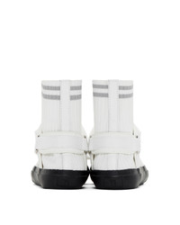 Женские белые высокие кеды от Ys