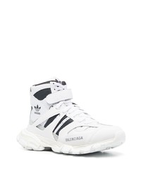 Мужские белые высокие кеды от Balenciaga