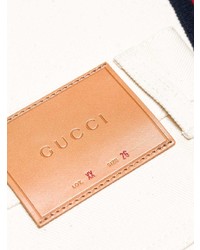 Белые джинсовые брюки-кюлоты от Gucci