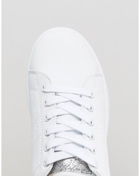 Женские белые джинсовые кеды от Missguided