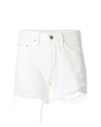 Женские белые джинсовые рваные шорты от Grlfrnd