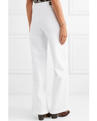 Белые джинсовые широкие брюки от Vanessa Bruno