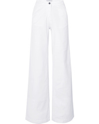 Белые джинсовые широкие брюки от Vanessa Bruno