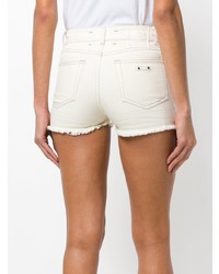 Женские белые джинсовые шорты с вышивкой от Mr & Mrs Italy