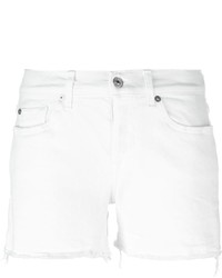 Женские белые джинсовые шорты от 7 For All Mankind