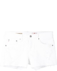 Женские белые джинсовые шорты от AG Jeans