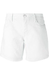 Женские белые джинсовые шорты от Burberry