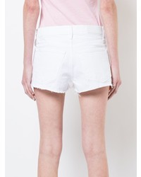 Женские белые джинсовые шорты от RE/DONE