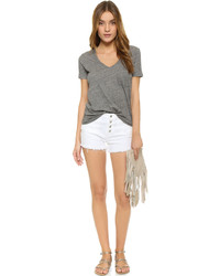 Женские белые джинсовые шорты от Blank