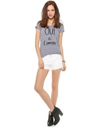 Женские белые джинсовые шорты от Blank