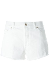 Женские белые джинсовые шорты от Dondup