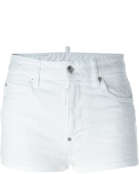 Женские белые джинсовые шорты от Dsquared2