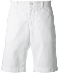 Мужские белые джинсовые шорты от Fay