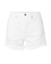 Женские белые джинсовые шорты от Frame
