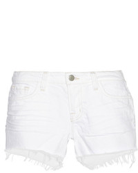 Женские белые джинсовые шорты от J Brand