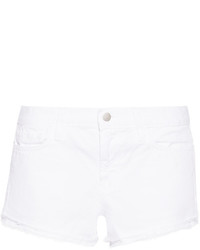 Женские белые джинсовые шорты от J Brand