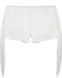 Женские белые джинсовые шорты от Laneus