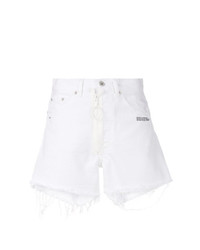 Женские белые джинсовые шорты от Off-White