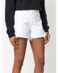 Женские белые джинсовые шорты от Off-White