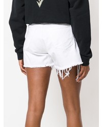 Женские белые джинсовые шорты от Off-White